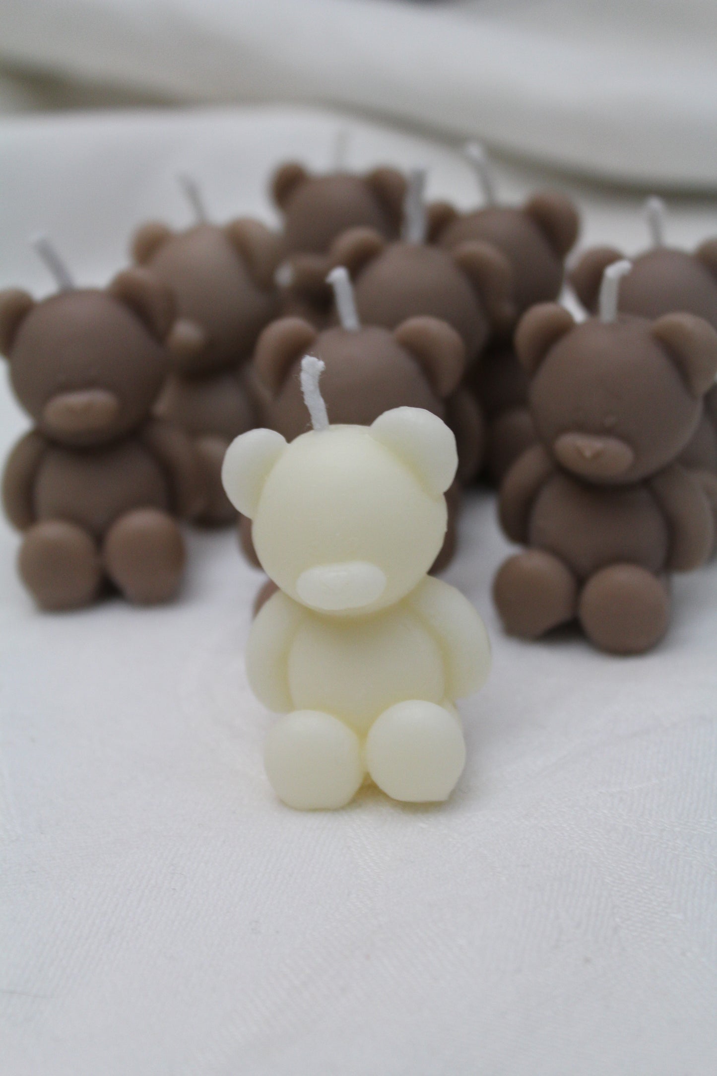 Brown Teddy Candle 100% Handmade