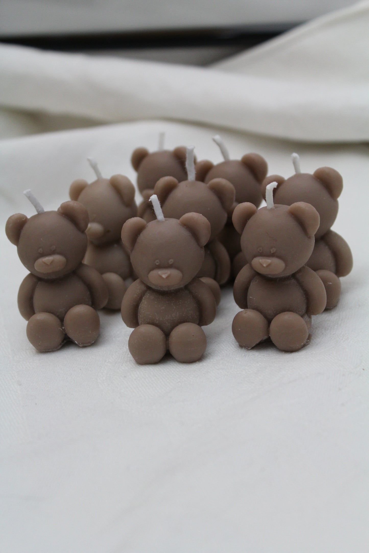 Brown Teddy Candle 100% Handmade