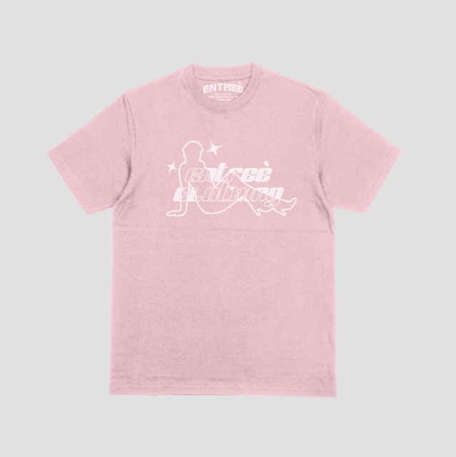 ENTREÈ "LADY" T-Shirt Light Pink / Weiß